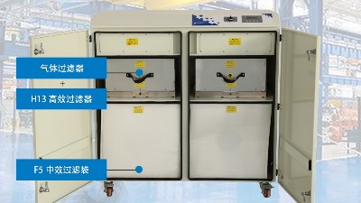 與煙霧過濾器時代共同進步，執(zhí)信環(huán)保激光打標煙霧過濾器！