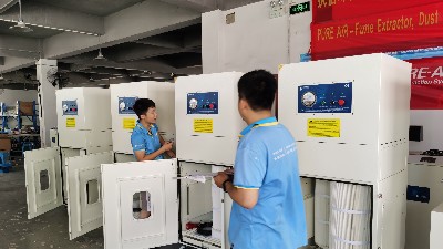 焊接煙霧過濾器-移動式煙霧過濾器-執(zhí)信環(huán)保凈化焊接煙塵污染！